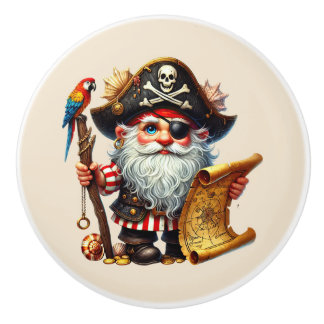Bouton De Porte En Céramique Cool Pirate lovers boys room 