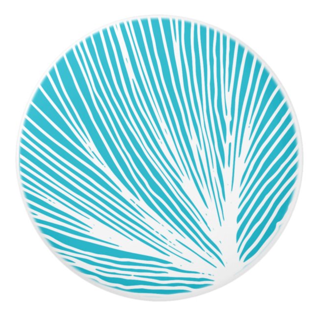 Bouton De Porte En Céramique Coquillage de coquillage Abstrait de la coquille d (Devant)