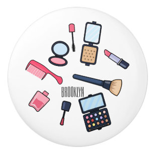 Bouton De Porte En Céramique Cosmétique / maquillage illustration