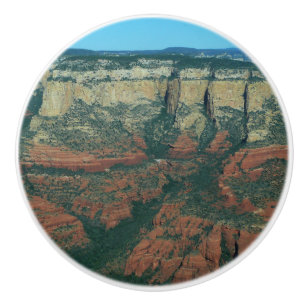Bouton De Porte En Céramique Couches de rochers rouges à Sedona Arizona