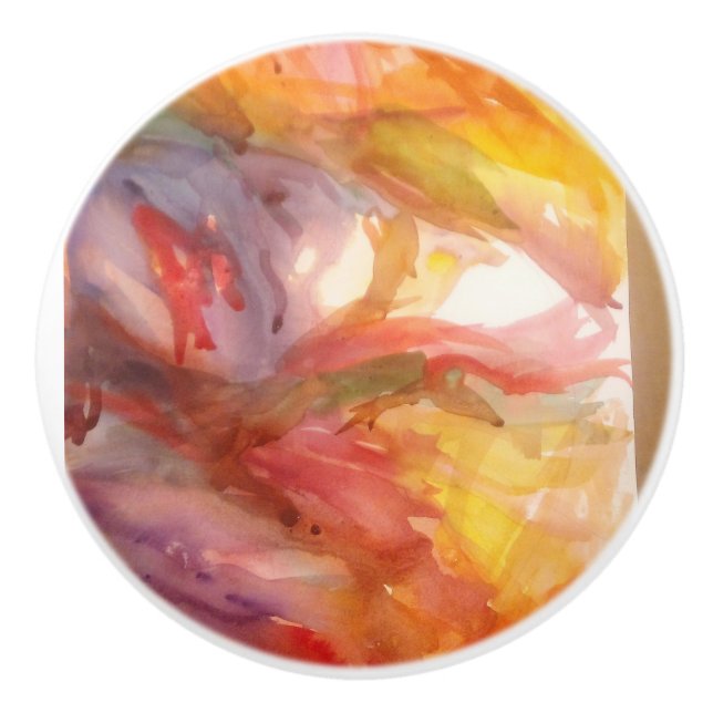 Bouton De Porte En Céramique Couleur (Devant)