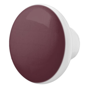 Bouton De Porte En Céramique Couleur solide bordeaux