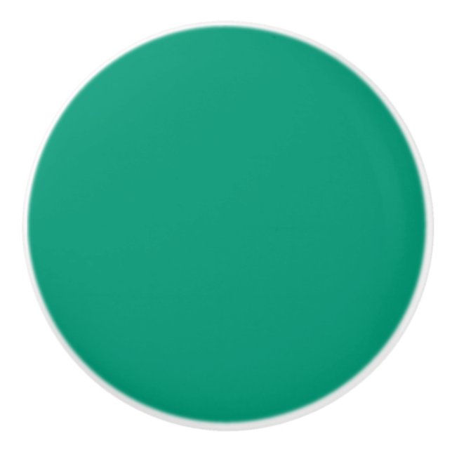 Bouton De Porte En Céramique Couleur tendance - Jade Green Ceramic Knob (Devant)