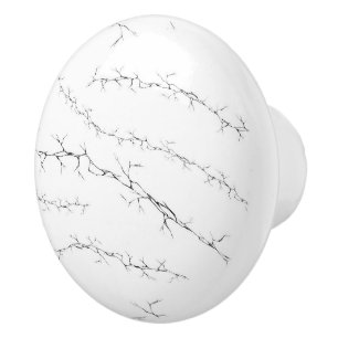 Bouton De Porte En Céramique Cracks