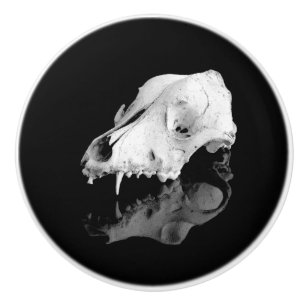 Bouton De Porte En Céramique Crâne animal