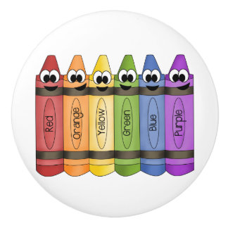 Bouton De Porte En Céramique Crayons