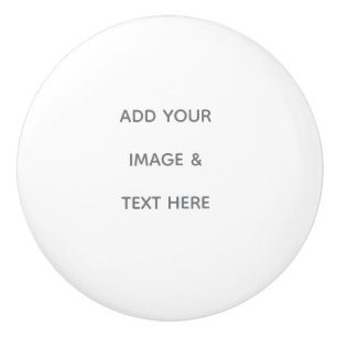 Bouton De Porte En Céramique Créez votre propre blanc