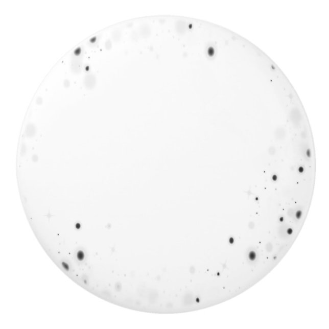 Bouton De Porte En Céramique Créez votre propre personnalisation personnalisée (Devant)