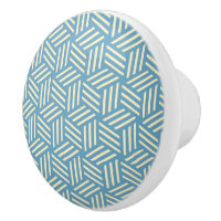 Cubes d'illusion optique Abstraite rétro Motif ble