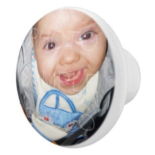 Bouton De Porte En Céramique Customisez-le avec votre photo Ceramic Knob