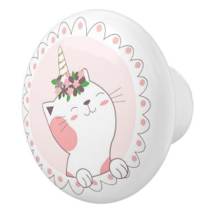 Bouton De Porte En Céramique Cute Unicat Ceramic Knob