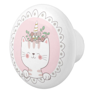 Bouton De Porte En Céramique Cute Unicat Ceramic Knob