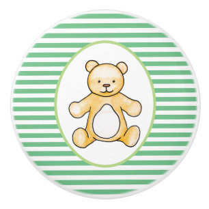 Bouton De Porte En Céramique Cute vintage teddy bear