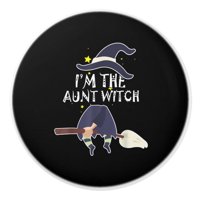 Bouton De Porte En Céramique Dans The Aunt Witch Halloween Costumes (Devant)