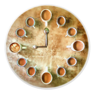 Bouton De Porte En Céramique Délai de café de la tasse de café