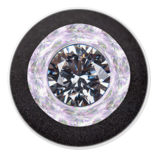 Bouton De Porte En Céramique Diamond Jewel Gemstone