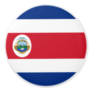 Bouton De Porte En Céramique Drapeau Costa Rica Céramique Pull