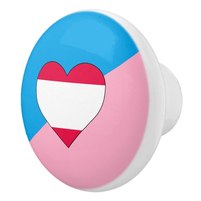 Bouton De Porte En Céramique Drapeau de fierté de jeu d'âge (Droite)