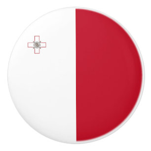 Bouton De Porte En Céramique Drapeau de Malte