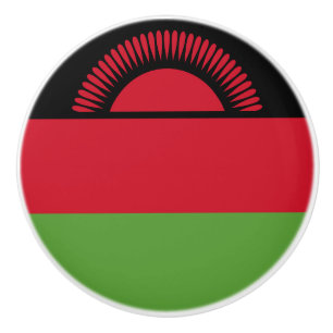 Bouton De Porte En Céramique drapeau du Malawi