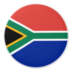 Bouton De Porte En Céramique drapeau sud-africain