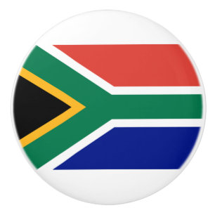 Bouton De Porte En Céramique Drapeau sud-africain