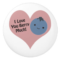 Drôle Je T'Aime Berry Beaucoup mignon Kawaii Blueb