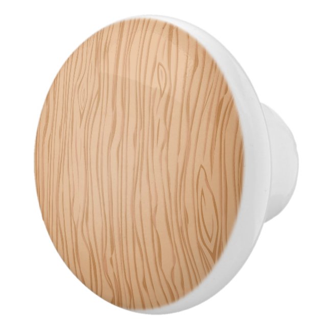 Bouton De Porte En Céramique Élégant Motif en bois céramique Knob pour meubles (Droite)