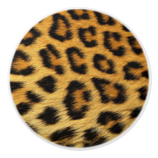 Bouton De Porte En Céramique Elegnat Leopard Peau de fourrure - Riche mode de l