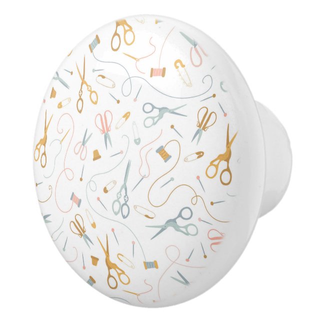 Bouton De Porte En Céramique Eléments de couture Ceramic Knob (Droite)