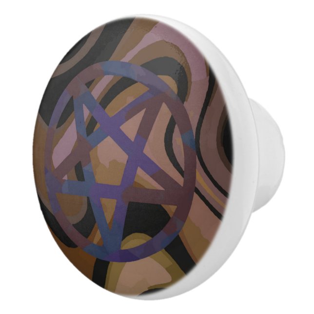 Bouton De Porte En Céramique Éléments talismaniques d'Ether (Droite)