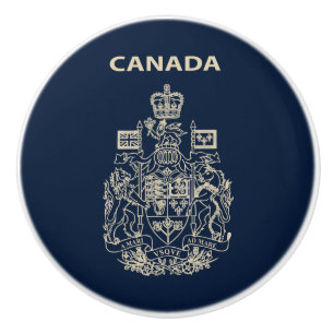 Bouton De Porte En Céramique emblème national du Canada