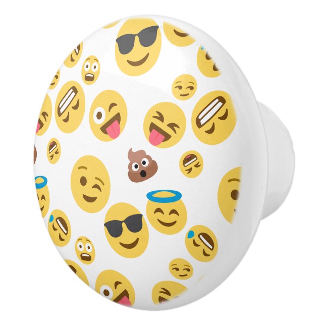 Bouton De Porte En Céramique Emojis fol (Droite)