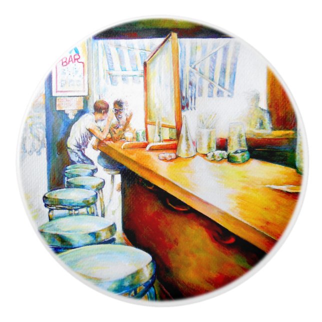 Bouton De Porte En Céramique Émotionnel pour motiver, logique pour justifier (Devant)