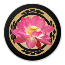  en céramique de bouton de fleur de Lotus