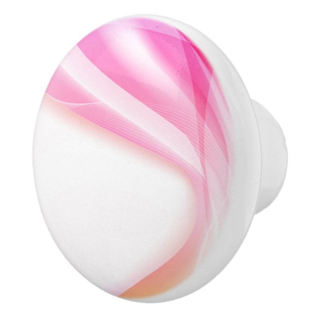 Bouton De Porte En Céramique Épreuve Abstraite 3 (Droite)