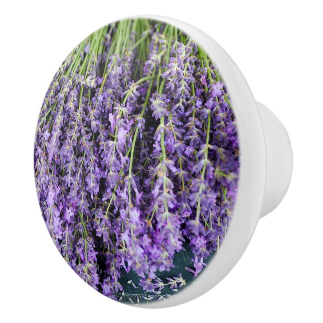 Bouton De Porte En Céramique Étapes de Lavender Ceramic Knob (Droite)