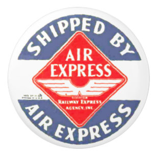 Bouton De Porte En Céramique Express aérien par Railway Express Agency Ceramic