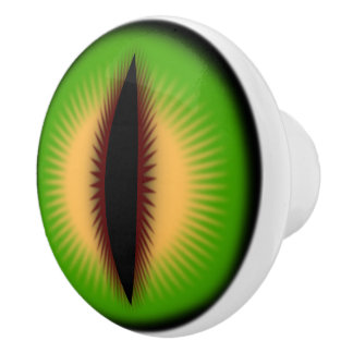 Bouton De Porte En Céramique Eye of a dragon