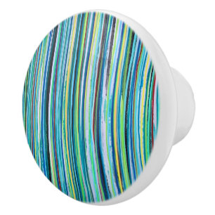 Bouton De Porte En Céramique Falling Water Ceramic Knob