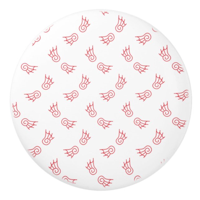 Bouton De Porte En Céramique Falln Chibi Demon Wings (Devant)