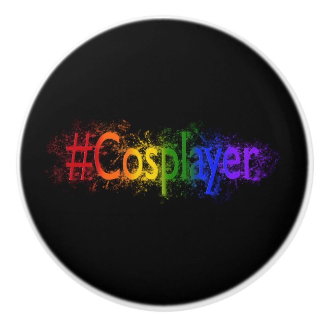Bouton De Porte En Céramique Falln Fier Cosplayer (Devant)