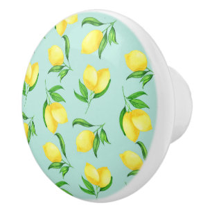 Bouton De Porte En Céramique Farmhouse Style Lemons Ceramic Knox