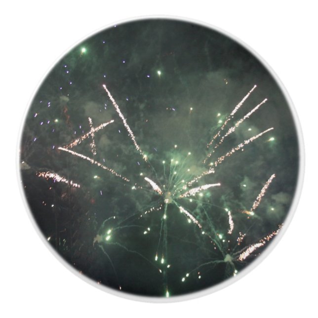 Bouton De Porte En Céramique Feu d'artifice Ceramic Knob (Devant)