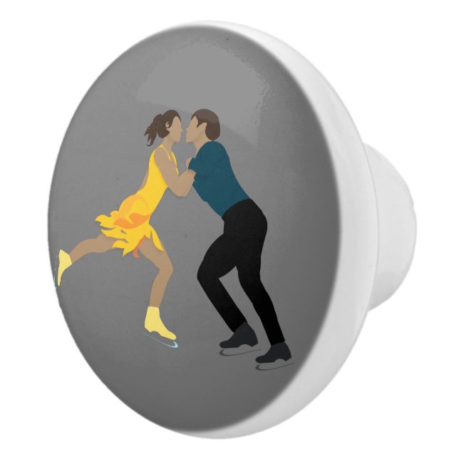 Bouton De Porte En Céramique Figure (Droite)
