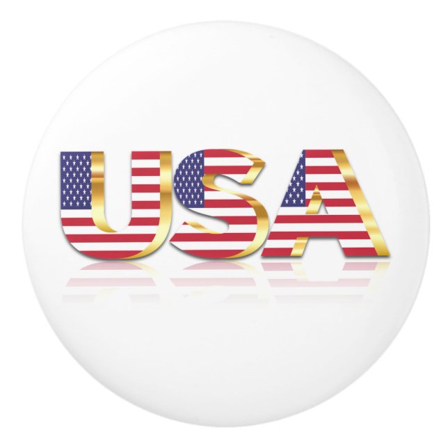 Bouton De Porte En Céramique Flag Flag Ceramic Knob (Devant)