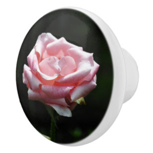 Bouton De Porte En Céramique Fleurs Roses romantiques #5
