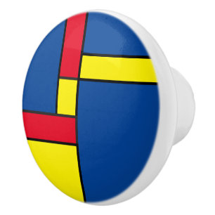 Bouton De Porte En Céramique Formes géométriques Abstrait Motif d'art moderne