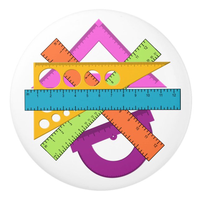 Bouton De Porte En Céramique Fournitures scolaires et de bureau Connecteurs du  (Devant)