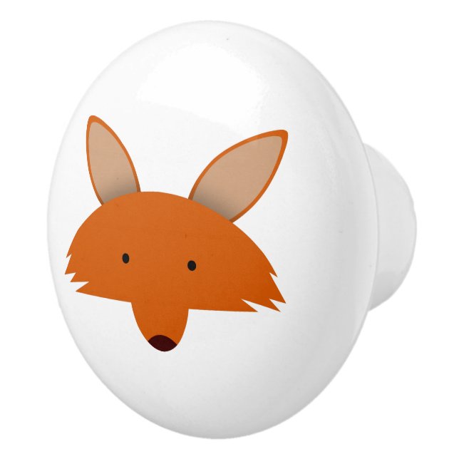 Bouton De Porte En Céramique Fox (Droite)